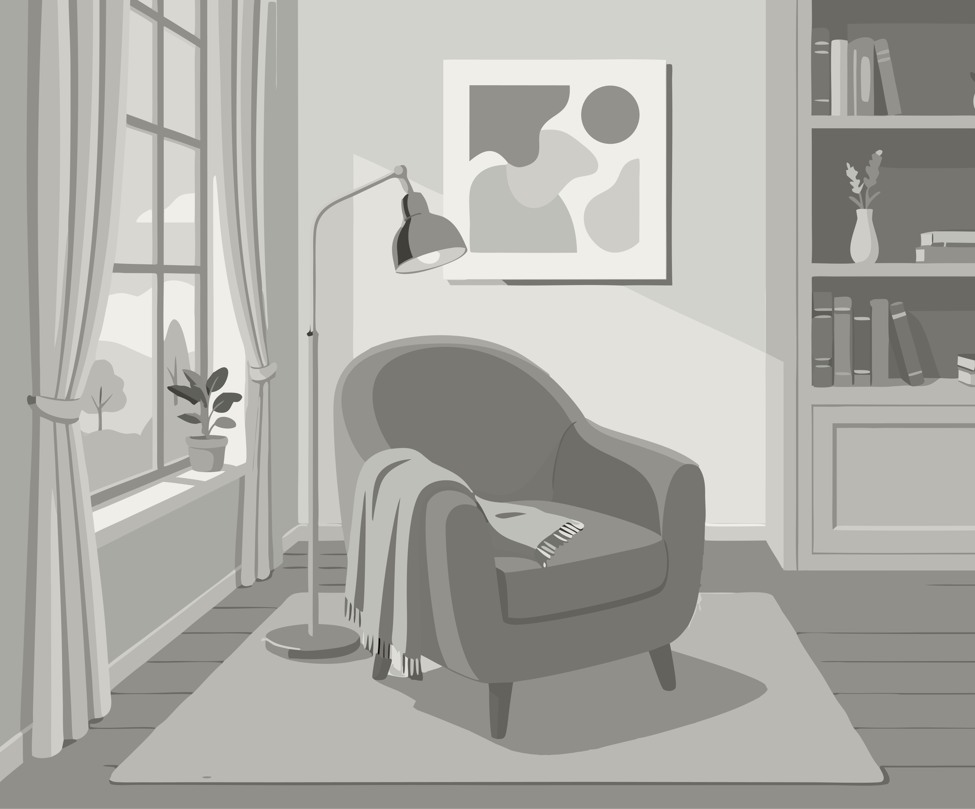 Zweibettzimmer mit Balkon